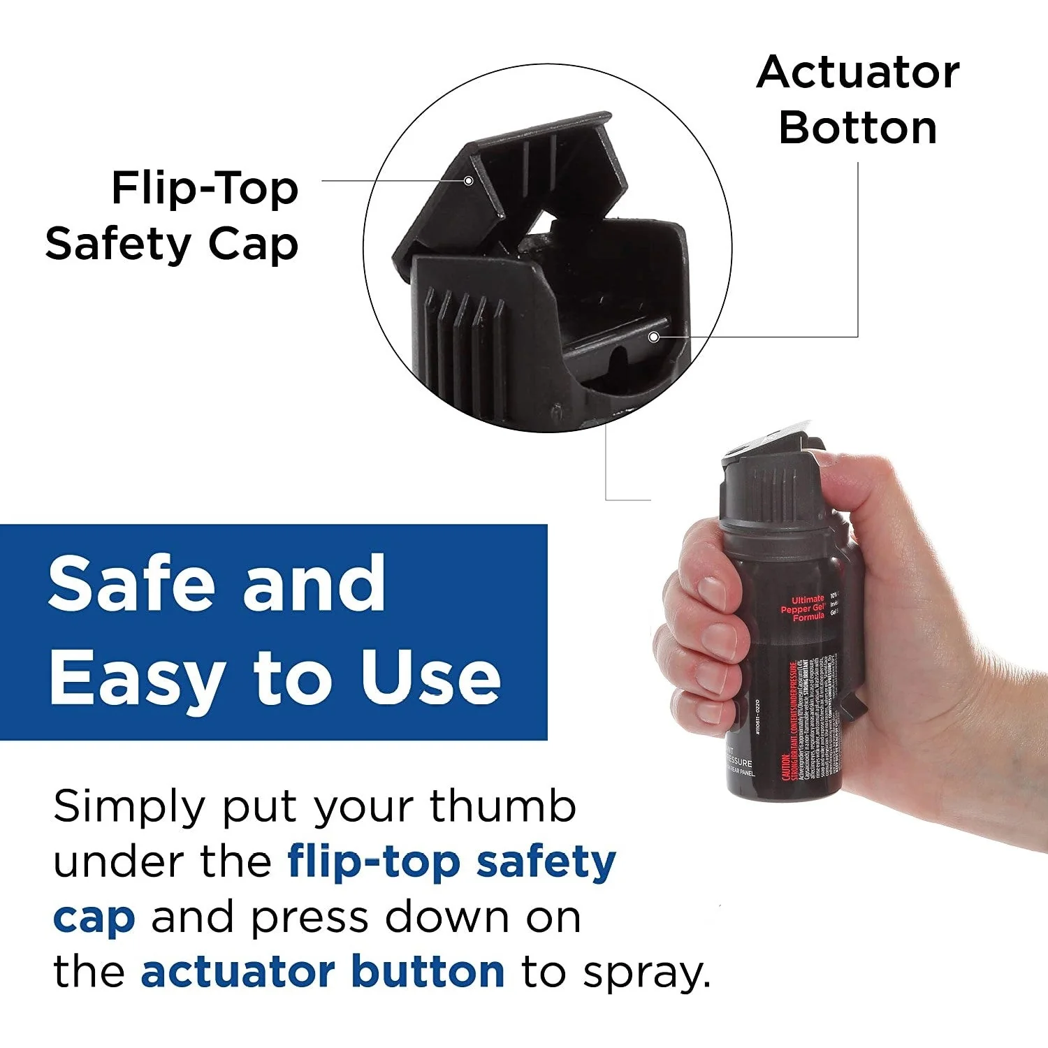 Mace Magnum 3 Distance Defense Belt Clip Pepper Gel 45g - Image 5