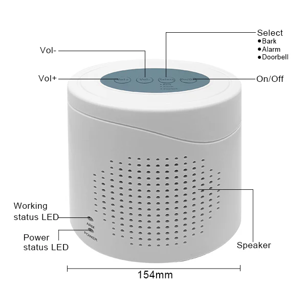 Safety Tech Virtual K9 Motion Detector Electronic Barking Dog - Image 4
