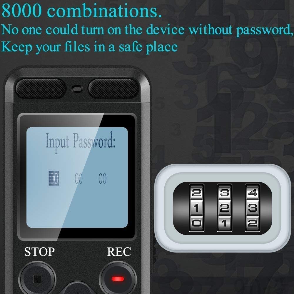 SpyWfi Voice Activated Rechargeable Audio Recorder 16GB - Image 5