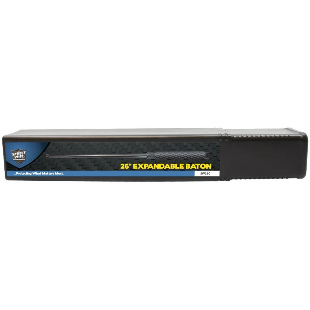 Streetwise Expandable Solid Steel Baton w/ Nylon Holster 26" - Image 6