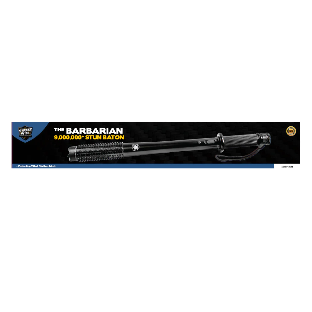 Streetwise Barbarian 19" LED Stun Gun Baton 9M - Image 7