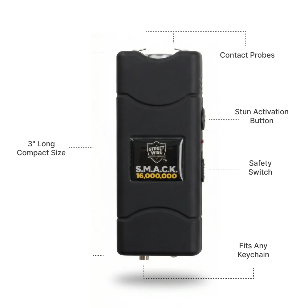 Streetwise S.M.A.C.K. Keychain Stun Gun 16M - Image 5