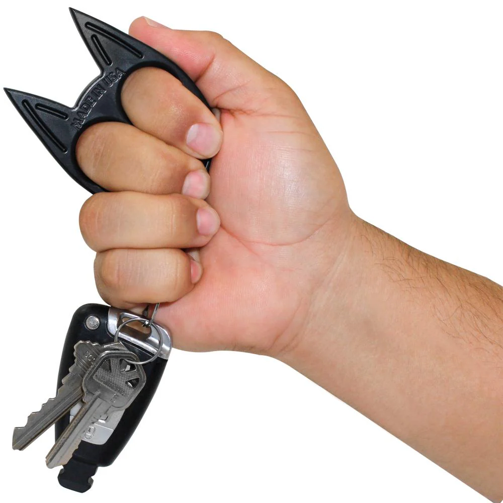 Stun Gun & Pepper Spray Self-Defense Keychain Weapon Set - Image 4