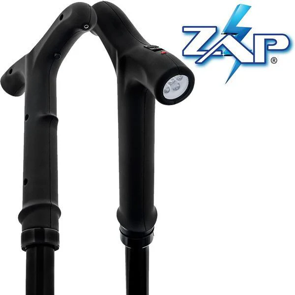 ZAP Rechargeable LED Stun Gun Walking Cane 1M - Image 7